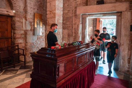 Athen / Griechen nehmen Abschied von Mikis Theodorakis