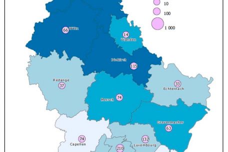Anzahl der neuen positiven F&auml;lle pro Kanton