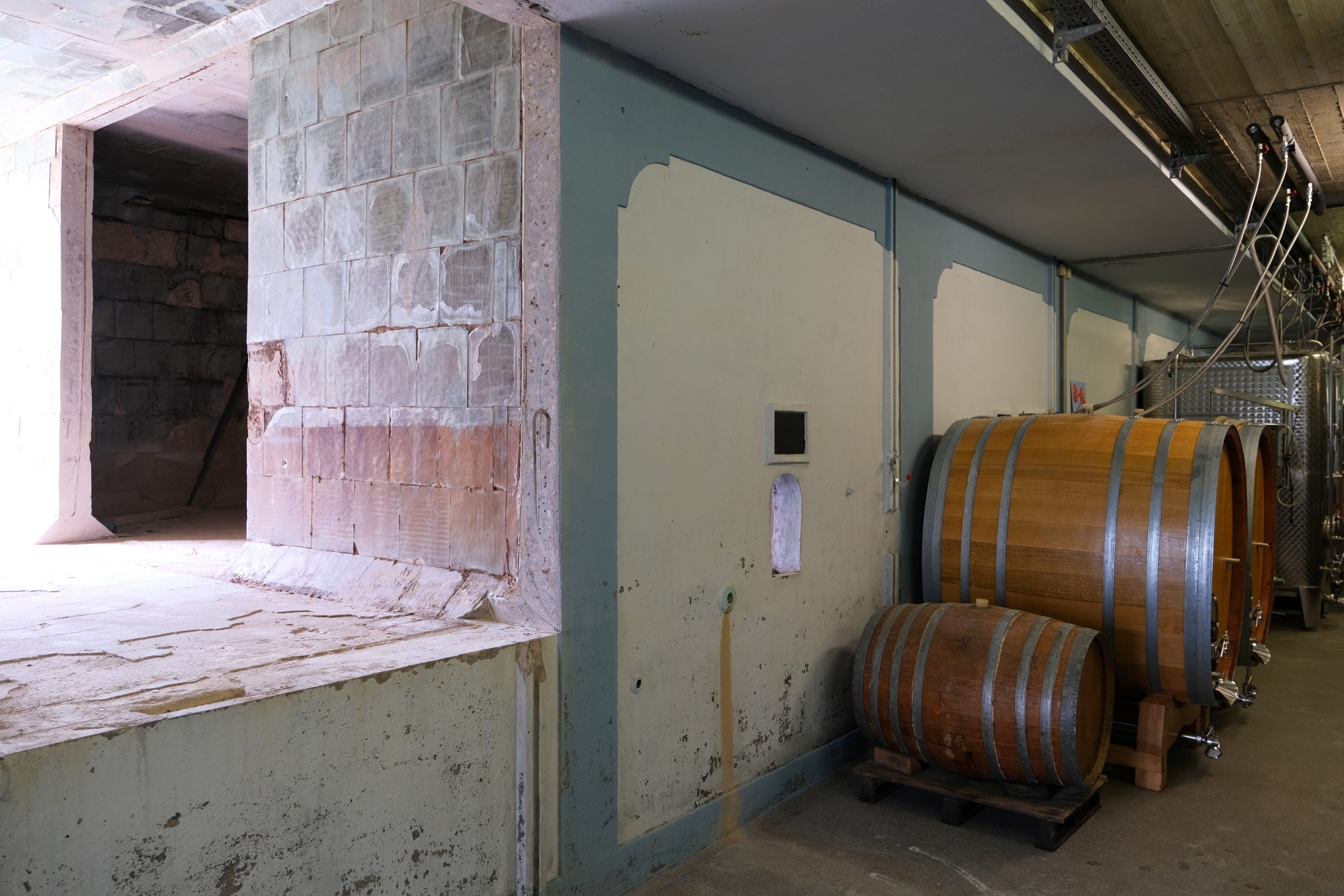 Ellange-Gare Cave Krier , anciennes cuves à vins