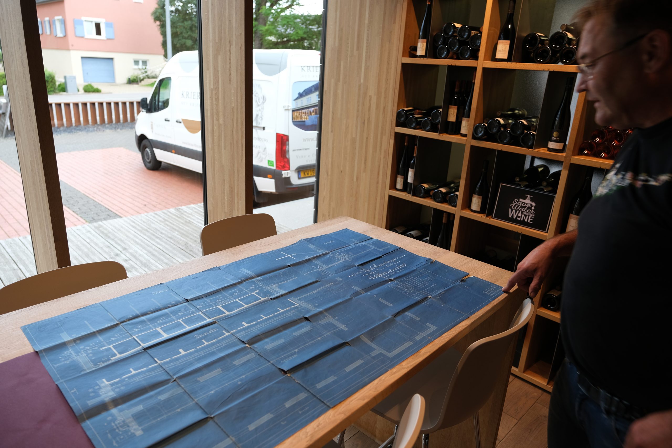 Ellange-Gare Cave Krier , anciennes cuves à vins