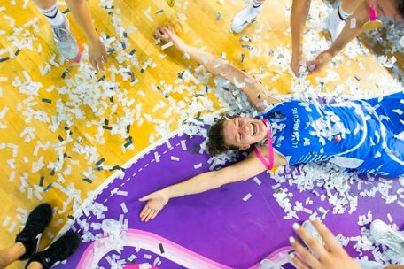 Im Juli durfte sich Lisa Jablonowski mit dem FLBB-Team &uuml;ber den Gewinn der Goldmedaille bei der Kleinstaaten-EM freuen