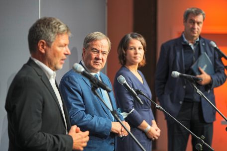 Deutschland / Vorsondierung zwischen Grünen und der Union