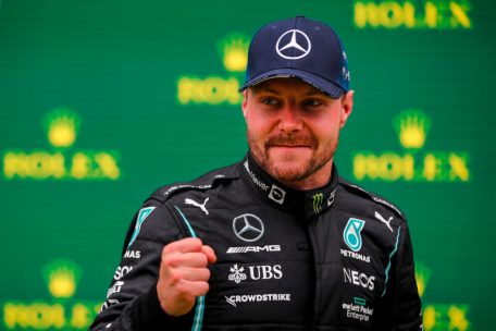 Valtteri Bottas stand in dieser Saison erstmals ganz oben auf dem Podium