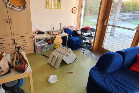 Der Materialschaden d&uuml;rfte zehntausende Euro betragen, wenn nicht mehr