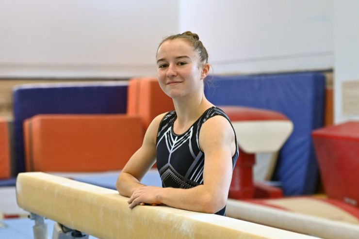 Kunstturnen / Céleste Mordenti erbringt neue Bestleistung bei der WM in Kitakyushu