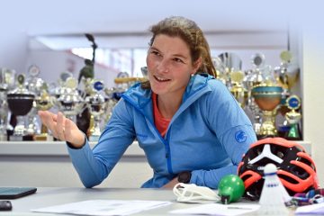 Schulsport / Für eine Zukunft auf dem Rad: Nathalie Lamborelle will Kindern das Radfahren näherbringen