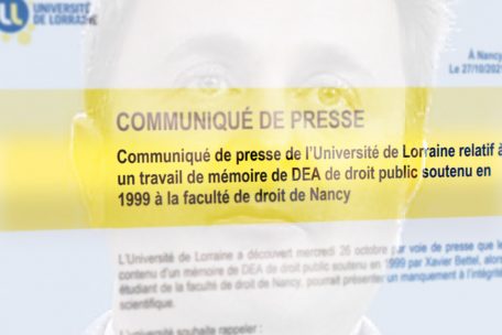 Plagiatsverdacht / Universität Lothringen kündigt Untersuchung zu Xavier Bettels Studienarbeit an