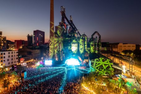Das Event findet auf dem Platz vor der Rockhal statt