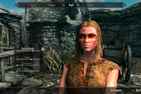 Bei der Charaktergestaltung werden die wirklich &bdquo;wichtigen&ldquo; Entscheidungen getroffen (wie die Frisur der Spielfigur)