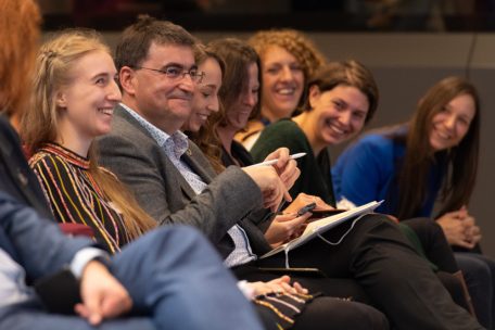 Ombudsman Charel Schmit und die AEF-Mitarbeiterinnen&nbsp;