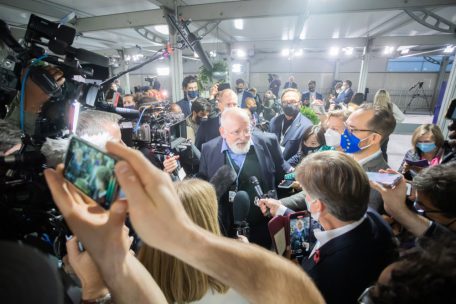 Frans Timmermans machte Druck mit einem Familienfoto