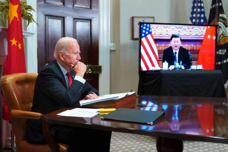Onlinemeeting der Ozeanriesen / Biden und Xi nähern sich bei Videokonferenz an – einen Durchbruch gab es aber nicht