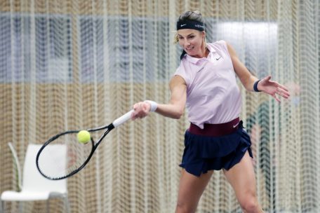 Mandy Minella feierte am Mittwochabend einen Zweisatz-Sieg &uuml;ber die Franz&ouml;sin Elsa Jacquemot&nbsp;