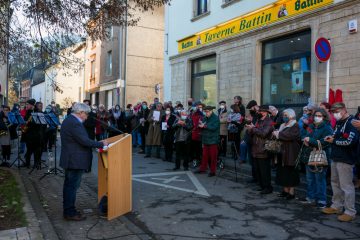 100 Jahre Kommunistische Partei Luxemburg / Ein Gedenkstein in der „Hiel“ 