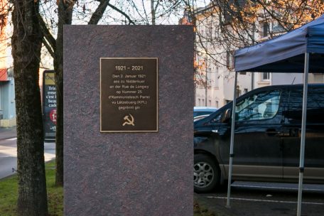 Ein fester Platz für Hammer und Sichel in der „Hiel“ in Niederkorn