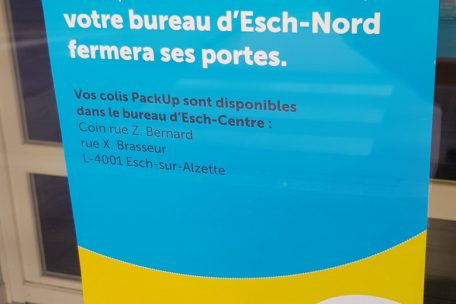 So ist es an in der Beleser Stra&szlig;e angeschlagen