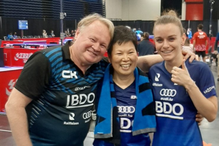 Tischtennis / Sensation perfekt – FLTT-Damen Ni und De Nutte stehen im Viertelfinale der WM in Texas