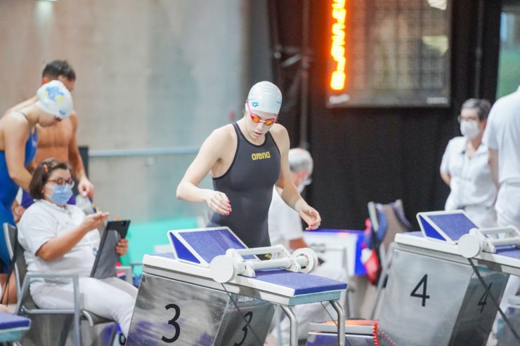 Schwimmen / Kurzbahnmeisterschaft: Banky sechsfach, Henx auf dem richtigen Weg