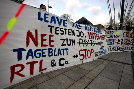Die Presse war kein gern gesehener Gast auf der Demo am Samstag