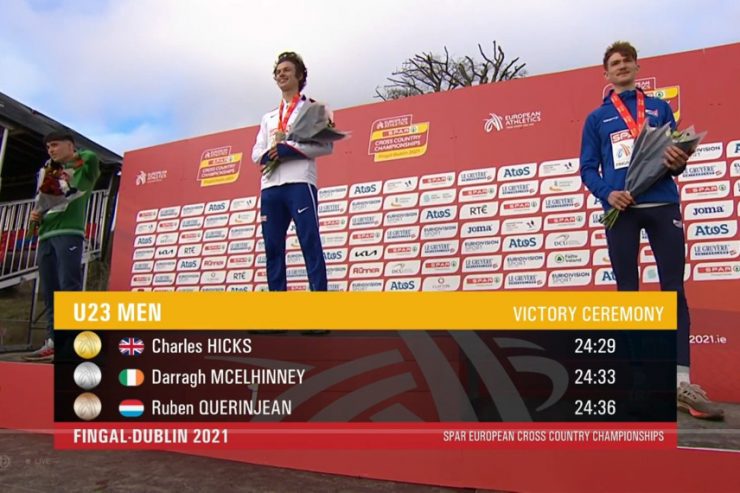 Leichtathletik / Crosslauf-Europameisterschaft in Dublin: Querinjean läuft zu Bronze