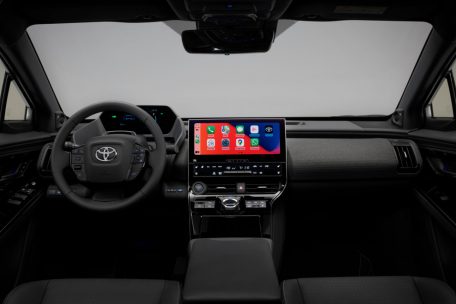 Futuristischer Anblick: das Cockpit des Toyota bZ4X