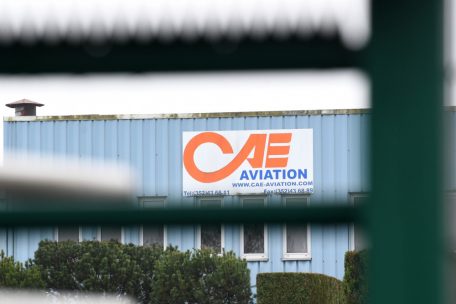 Der Sitz von CAE Avation am Flughafen Findel