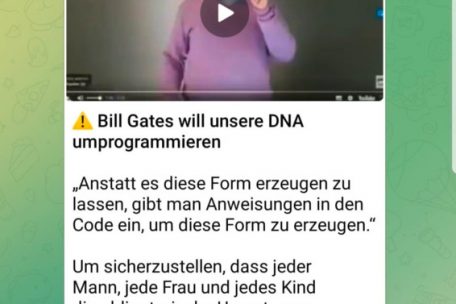 Verschwörungstheorie um Bill Gates