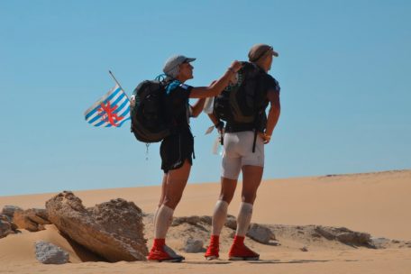 Dan Leiner ist schon einige Herausforderungen mit seiner Frau angegangen