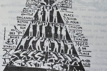 Une illustration d’un article de Roy Reding apparu dans le „Maulwuerf“