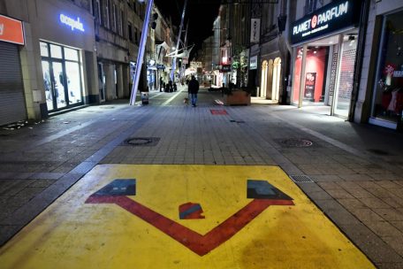 An Silvester wirkten viele Stra&szlig;en in Luxemburg wie leer gefegt. In der Escher Alzettestra&szlig;e waren zu sp&auml;ter Stunde nur noch wenige Menschen unterwegs.