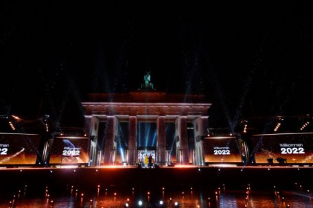 Mit viel Glanz, aber ohne Publikum: die Silvesterfeier in Berlin