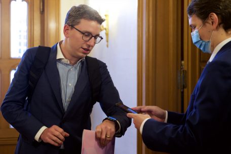 Der Abgeordnete Sven Clement (Piraten)