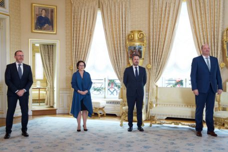 Regierung / Die drei neuen Minister sind vereidigt