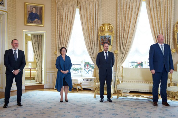 Regierung / Die drei neuen Minister sind vereidigt