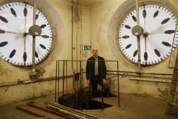 Exposition digitale 75 ans des CFL / Fränz Hausemer en aiguilleur