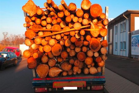 Der Transporter hatte eine Breite von mehr als 2,90 Metern&nbsp;&nbsp;