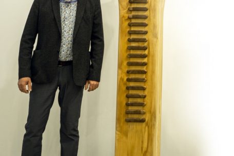 Pitt Brandenburger vergangenes Jahr in der Galerie &bdquo;Schlassgoart&ldquo; in Esch/Alzette