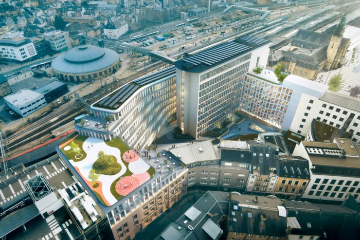 Luxemburg-Stadt / Selbstdarstellung als Denkmalschützer: CFL baut teilweise neues Direktionsgebäude