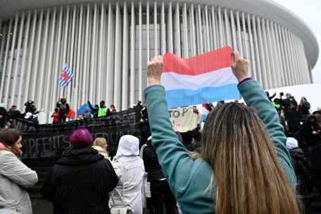 Die Veranstaltung ist friedlich verlaufen. Die Polizei musste nicht weiter eingreifen.