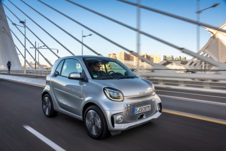 Der Smart Fortwo Electric Drive schneidet laut „TÜV-Report 2022“ mit einer Mängelquote von 3,5 Prozent noch am besten ab 