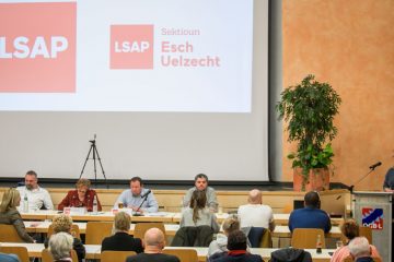LSAP Esch / „Mär sinn Escher, Minetter. An déi maache keng Fäert-Oarsch-Politik“
