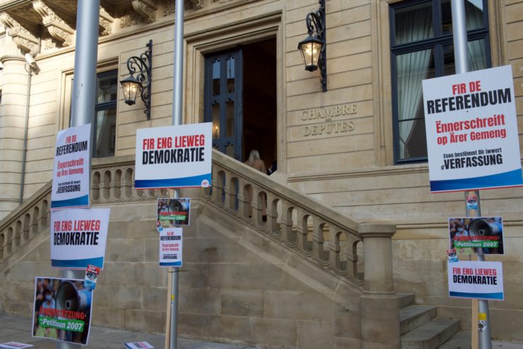 Premier Bettel / Neuer Antrag für Referendum zur Luxemburger Verfassungsreform für zulässig erklärt