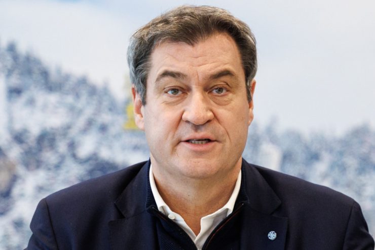 Interview / Markus Söder zur Impfpflicht in Deutschland und sein Verhältnis zu CDU-Chef Merz