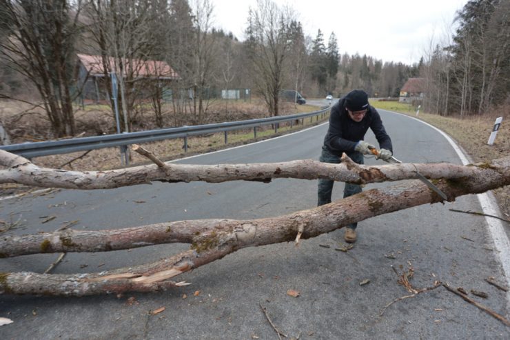 Sturm / Der Wind fegt über Luxemburg – Polizei meldet diverse Verkehrsbehinderungen auf den Straßen