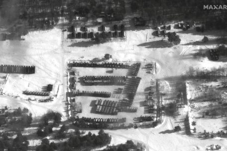 &nbsp;Dieses Satellitenbild zeigt atomar best&uuml;ckbare Iskander-Raketen in Belarus