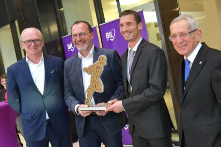 Am Montag bekam Charel Grethen offiziell die Troph&auml;e des Sportlers des Jahres 2021 &uuml;berreicht