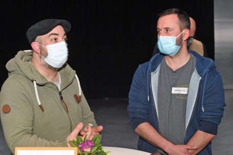 Steve Watz und Andy Devaquet unterrichten am LTPES. Sie wollen die Quote m&auml;nnlicher Sch&uuml;ler hochtreiben.