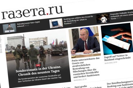 Russland / Putin unterzeichnet Gesetze zur Einschränkung der Meinungsfreiheit