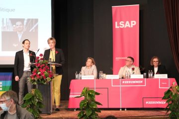 Parteikongress / Ukraine, Doppelspitze und Seitenhiebe: Die LSAP läuft sich für den Wahlkampf warm