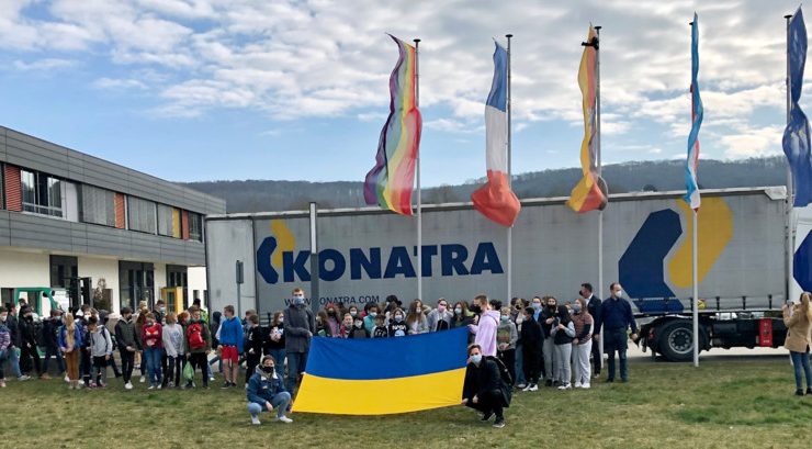 Ukraine  / Eine Schule und die Weltpolitik: Schengen-Lyzeum organisiert Hilfstransport 